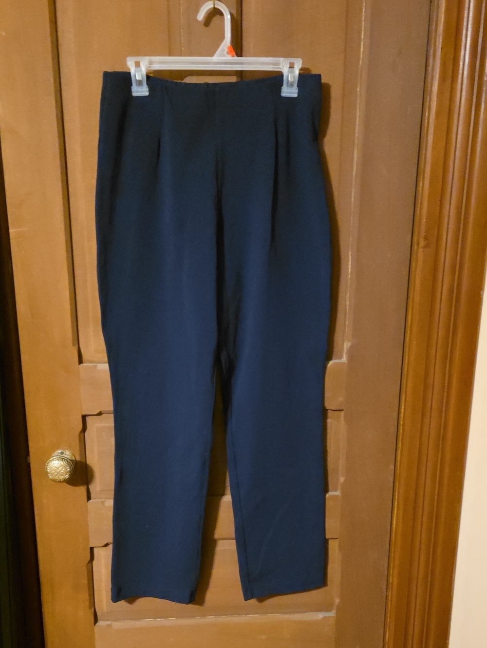Classic High-Rise Navy Women’s Trousers
